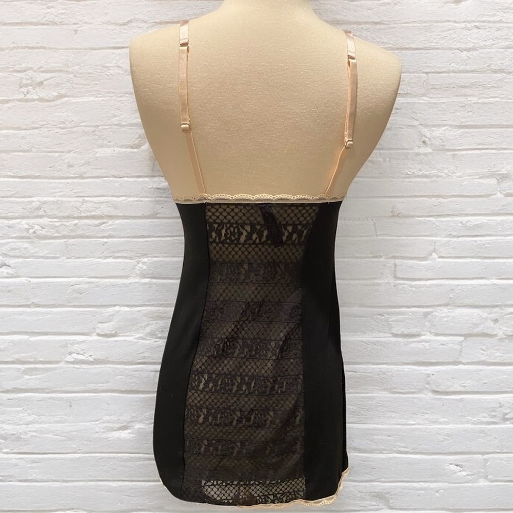 Elegant Black Lace Slip Dress - Picture 3 of 6